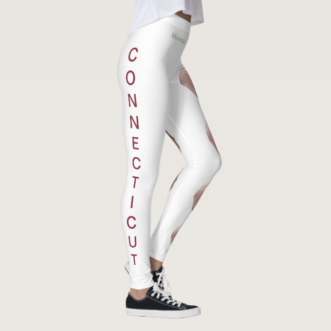 Connecticut Staat Blume Berg Laurel Leggings (Rechts)