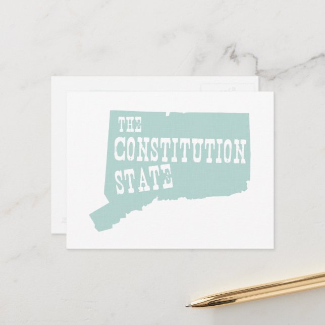 Connecticut Staat Nickname Postkarte (Vorderseite/Rückseite Beispiel)