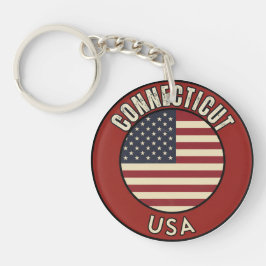 Connecticut Staat Schlüsselanhänger
