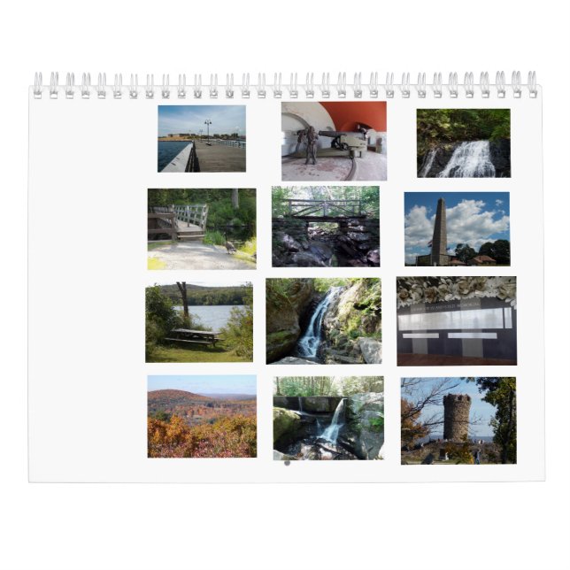 Connecticut-Staats-Parks Kalender (Rückseite)