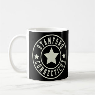 Connecticut Stamford Retro Vintag Kaffeetasse