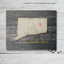 Connecticut State-Puzzle – Rustikales Neuengland