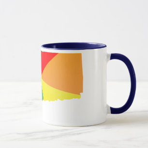 Connecticut Stolz. Schräg. Tasse