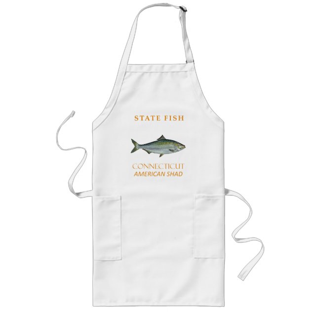 Connecticut Territory Fish The American Shad Lange Schürze (Vorne)