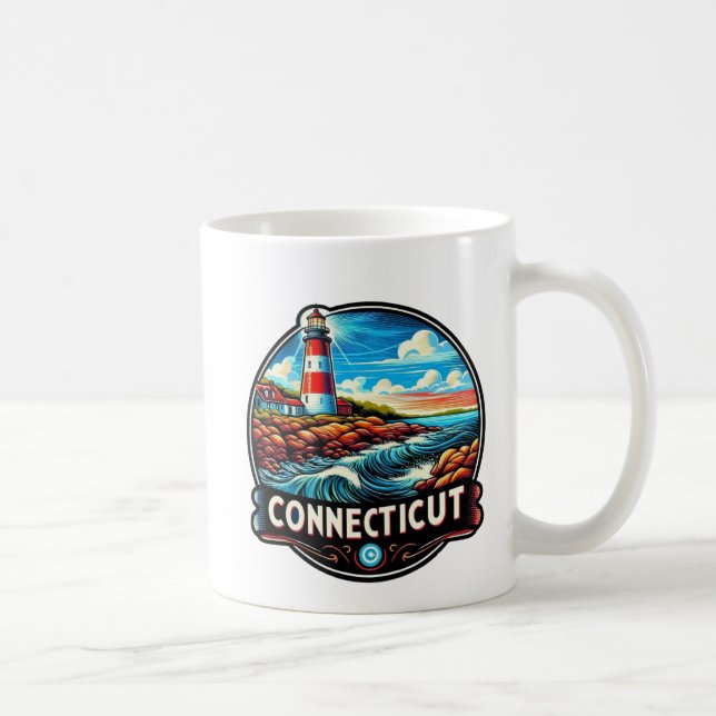 Connecticut USA Kaffeetasse (Rechts)