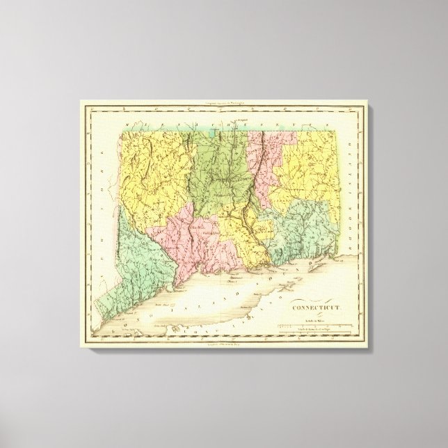 Connecticut USA Leinwanddruck (Vorderseite)
