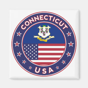 Connecticut, USA Staaten, Connecticut T - Shirt Magnet