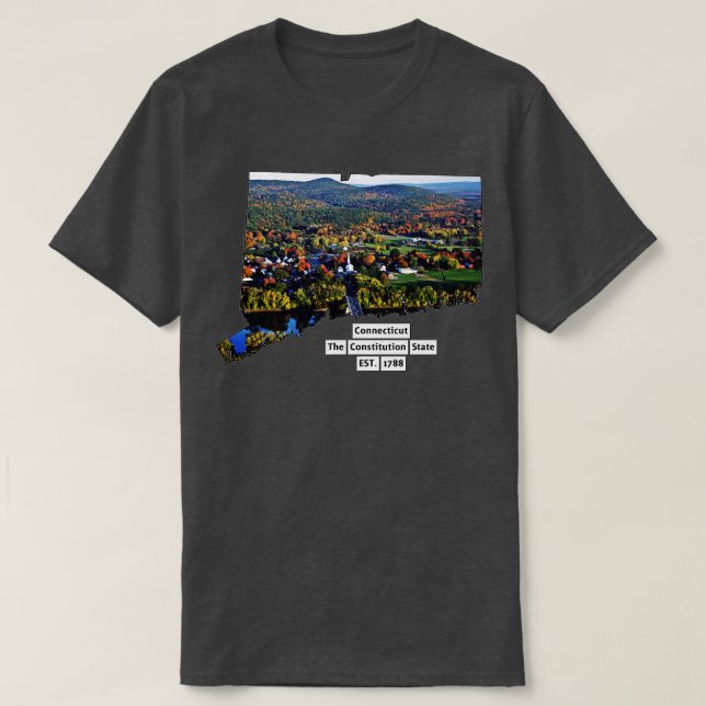 Connecticut USA T-Shirt (Design vorne)