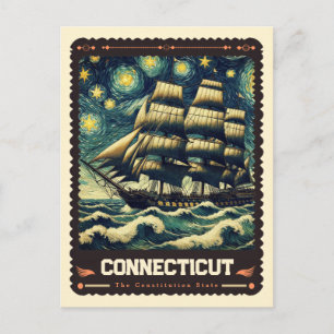 Connecticut Vincent Van Gogh Inspiriert Postkarte