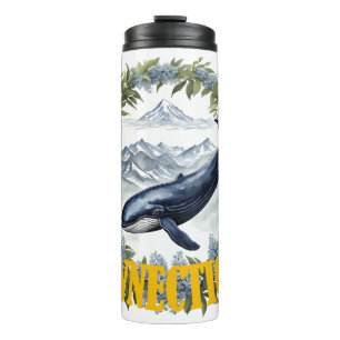 Connecticut-Wal mit Berglorbeer Thermosbecher