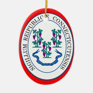 Connecticut Weihnachtsschmuck* Keramikornament