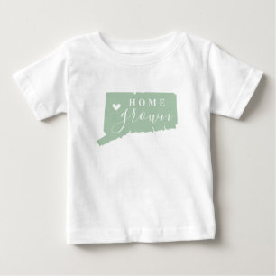Connecticut Zuhause Grown   Editor Colors Staat Ma Baby T-shirt