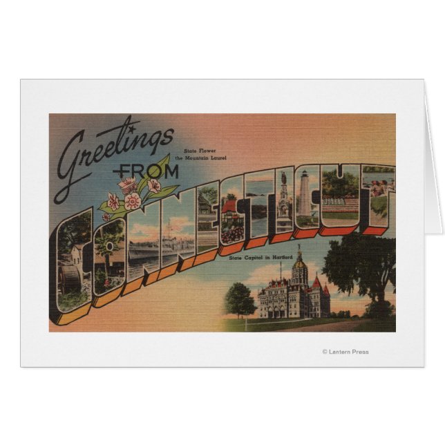 ConnecticutGroße BuchstabenszenenConnecticut (Vorderseite (Horizontal))