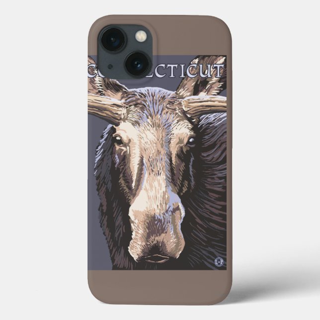 ConnecticutMoose Nah Case-Mate iPhone Hülle (Rückseite)