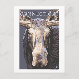 ConnecticutMoose Nah Postkarte