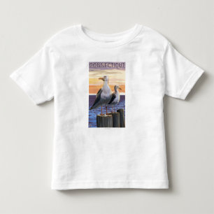 ConnecticutSea betrügt Szene Kleinkind T-shirt