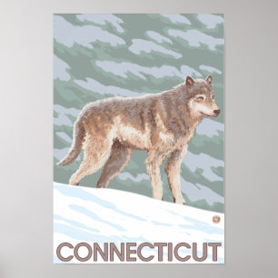 ConnecticutWolf Szene Poster
