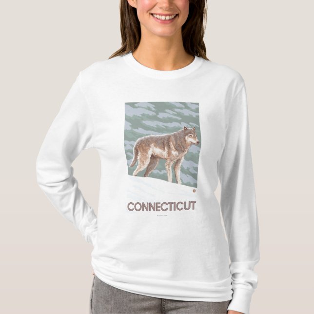 ConnecticutWolf Szene T-Shirt (Vorderseite)