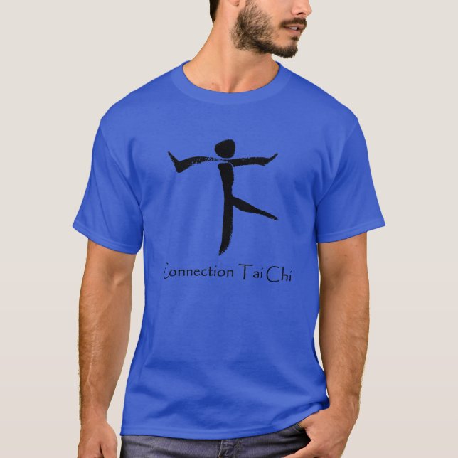 Connection Tai Chi Herren's Black Logo T - Shirt (Vorderseite)