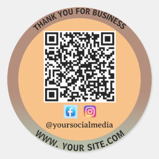 ConnectNow : Autocollant de code QR professionnel