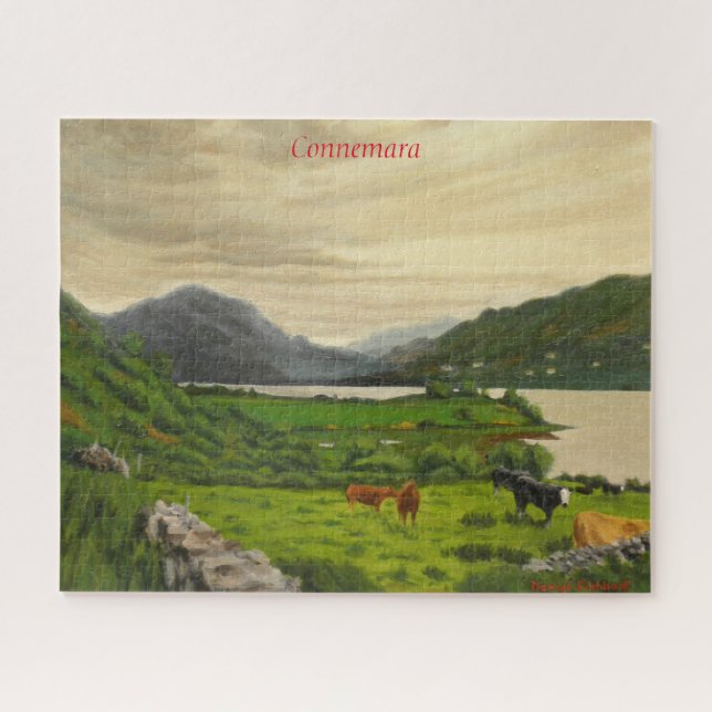 Connemara Irland Landschaftlicher Rinderzuchtbetri (Horizontal)
