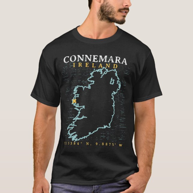 Connemara National Park Irland T-Shirt (Vorderseite)