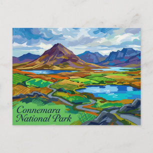 Connemara-Nationalpark Irland Postkarte