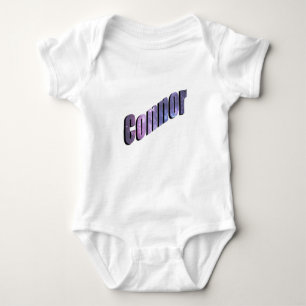 Conner, Name aus blauen Nebelwolken gemacht, Baby Strampler