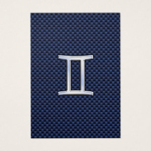 Connexion Gemini Zodiac à la fibre de carbone bleu