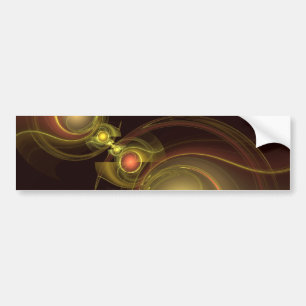 Connexion intime Sticker pare-chocs Art Abstrait