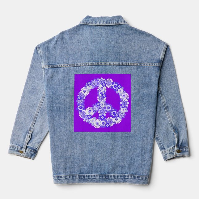 Connexion Paix violet blanc (Verso)