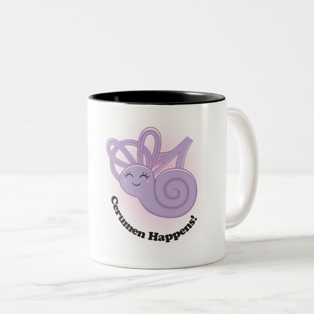 Connie Cochlea "Cerumen Happen!"Coffee Mug (Devant droit)