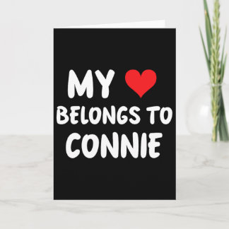 Connie - Mein Herz gehört Connie - Liebe Karte