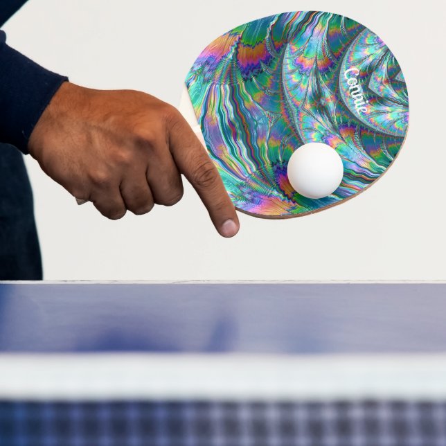 CONNIE ~ PASTELS ~ Original Fraktal ~ Pong ~ Tischtennis Schläger (InSitu)