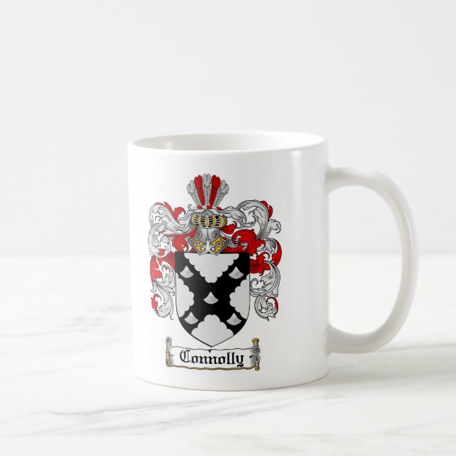 CONNOLLY FAMILIENWAPPEN - CONNOLLY WAPPEN KAFFEETASSE (Rechts)