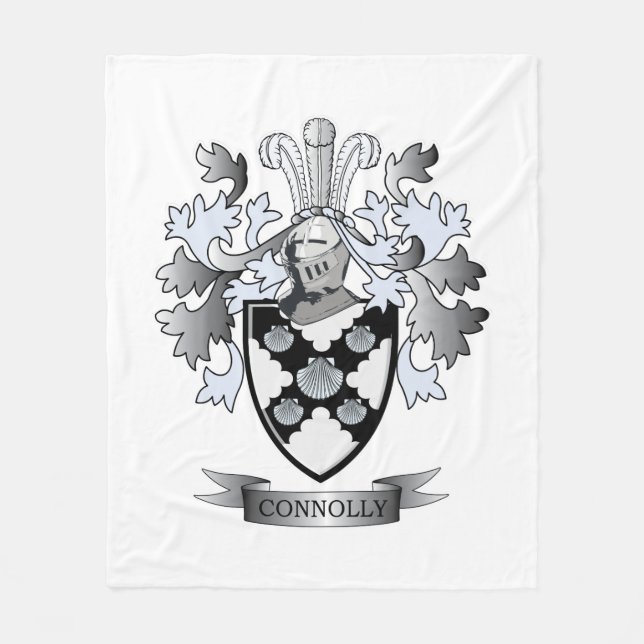 Connolly Wappen Fleecedecke (Vorderseite)