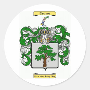 connor runder aufkleber