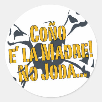 Coño E la Madre, venezuela! Runder Aufkleber