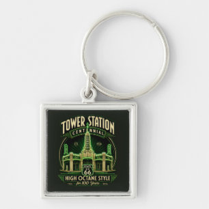 Conoco Shamrock Texas Reiseandenken Schlüsselanhänger
