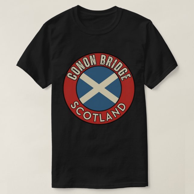 Conon Bridge, Schottland T-Shirt (Design vorne)