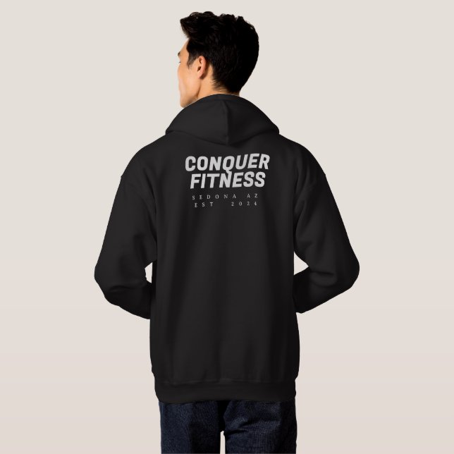 Conquer Fitness Sedona police blanche Sweat - shir (Dos entier)
