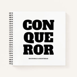 CONQUEROR Christianl Notebook Notizbuch