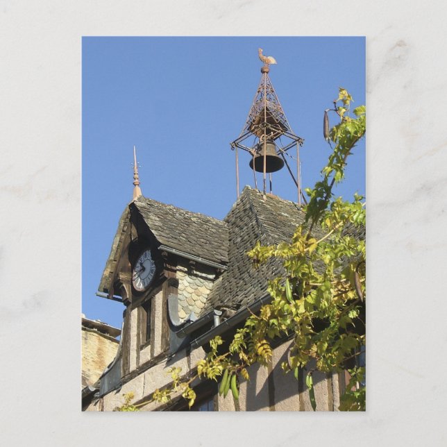Conques, Frankreich, Postkarte (Vorderseite)