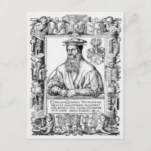 Conrad Gesner Postkarte