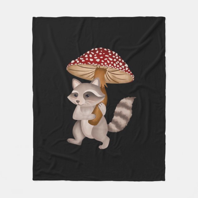 Conrad The Raccoon Classic Fleecedecke (Vorderseite)
