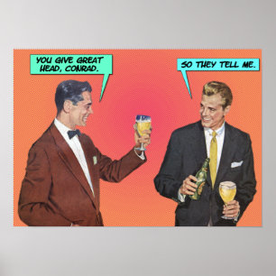 Conrads Geschenk [lustiger schwuler Poster] Poster
