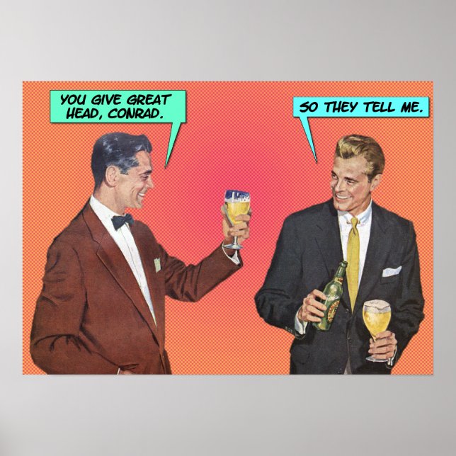 Conrad's Gift [lustiges Homosexuellen-Poster] Poster (Vorne)