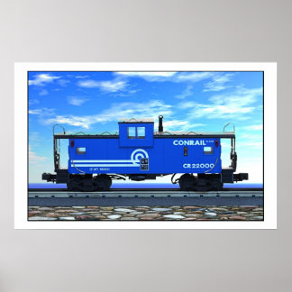 CONRAIL CABOOSE POSTER