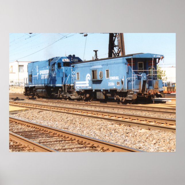 Conrail Diesel #1633 GP-15-1 Poster (Vorne)