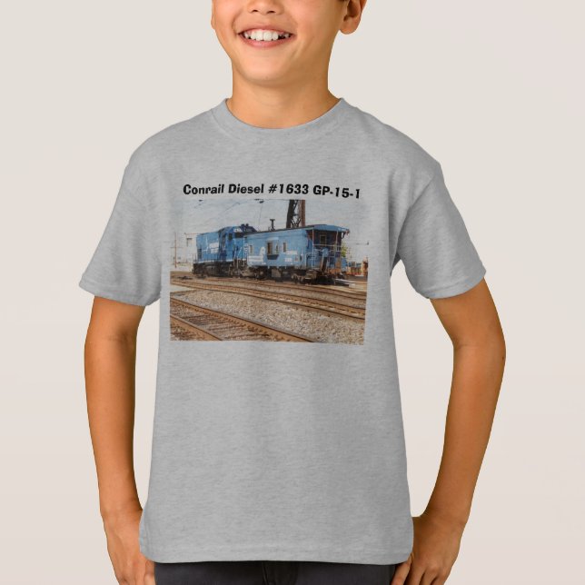 Conrail Diesel #1633 GP-15-1 T-Shirt (Vorderseite)